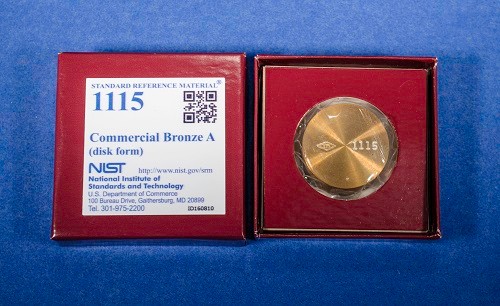 SRM 1115   光學發射和X射線光譜分析的商業青銅標準品