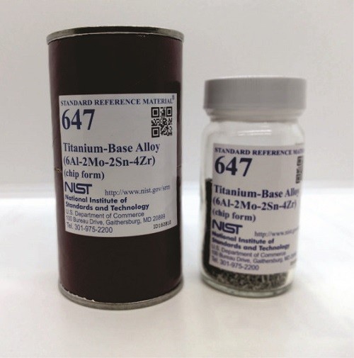 SRM 647  鈦合金，鋁鉬錫鋯標準品