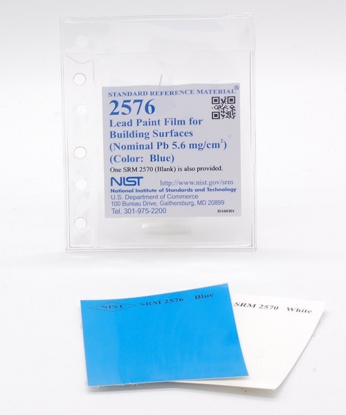 SRM 2576  建筑表面鉛涂料(標稱鉛5.6毫克/厘米)2)(顏色：藍色)