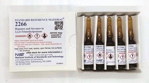 SRM 2266   2，2，4三甲基戊烷中的厚樸烷和甾烷標準品