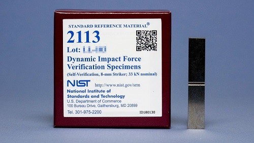 SRM 2113  動態沖擊力驗證樣本(自驗證，8毫米前鋒；33 kN標稱)