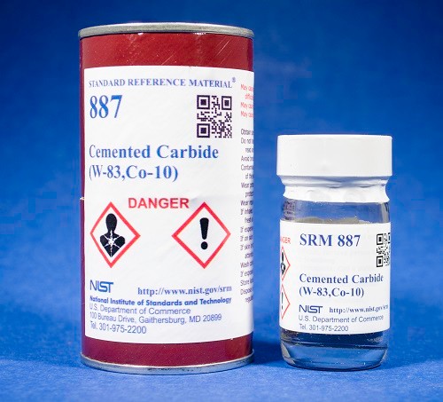 SRM 887  硬質合金(W-83，Co-10)標準品